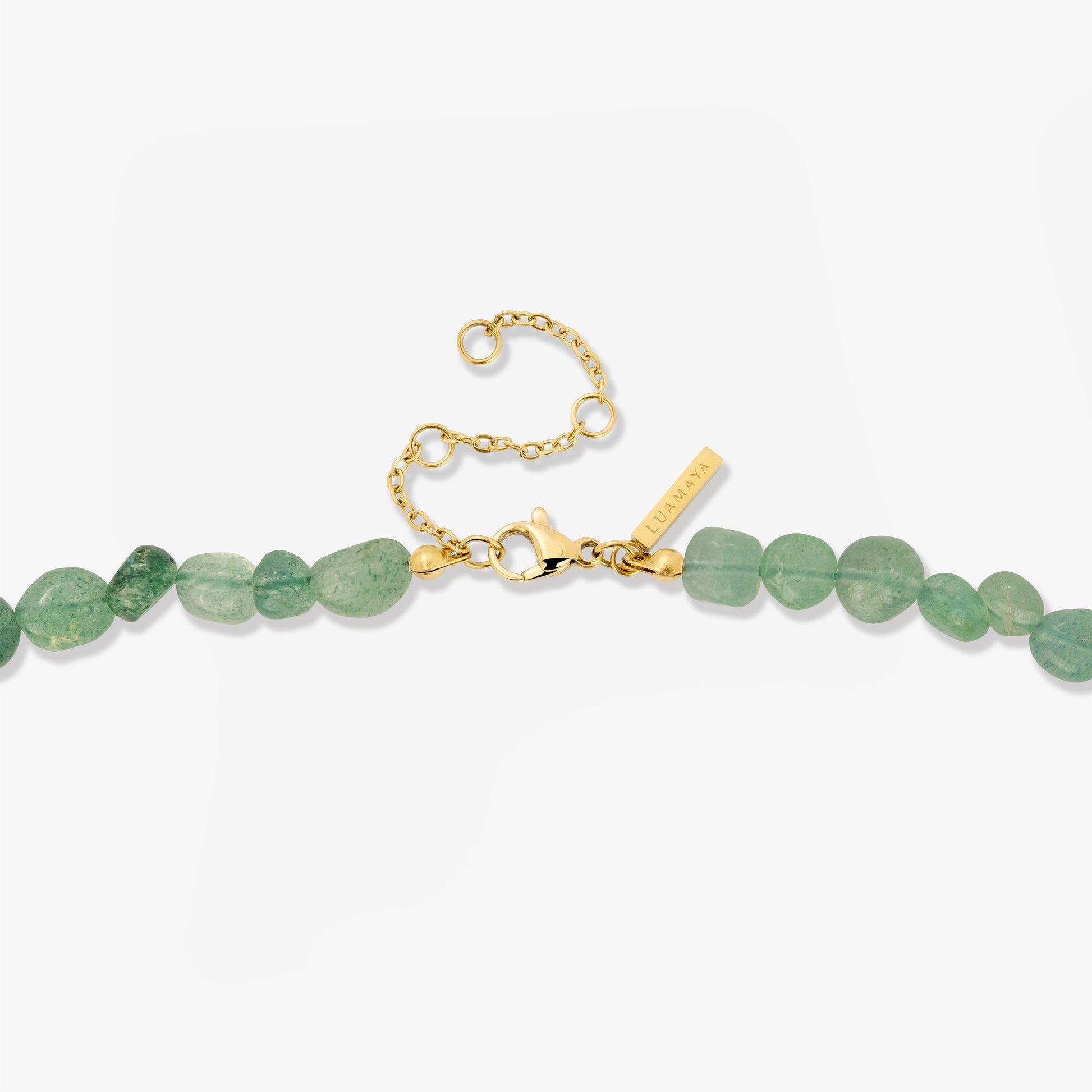 Sea Glass Necklace Gold