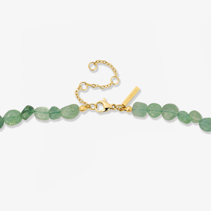 Sea Glass Necklace Gold