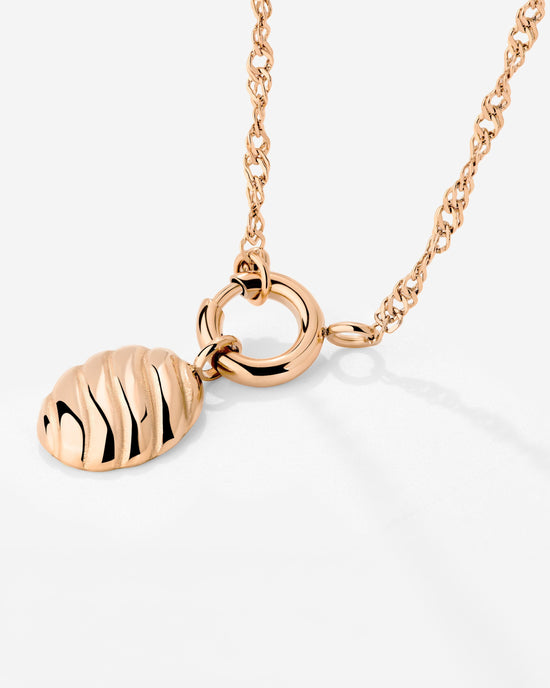 Serenity Singapore Chain Necklace Set Roségold