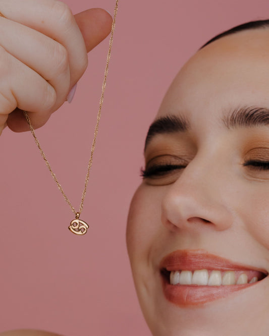 Cancer Bubble Necklace Roségold