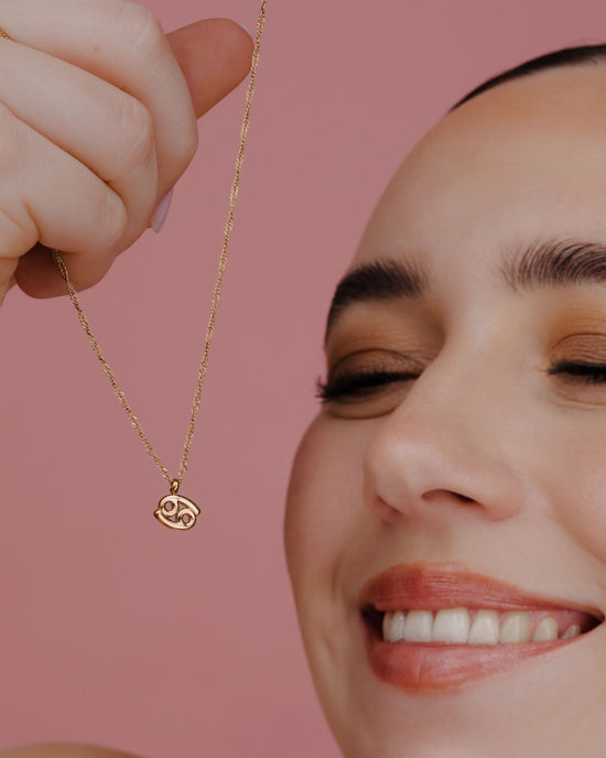 Cancer Bubble Necklace Roségold