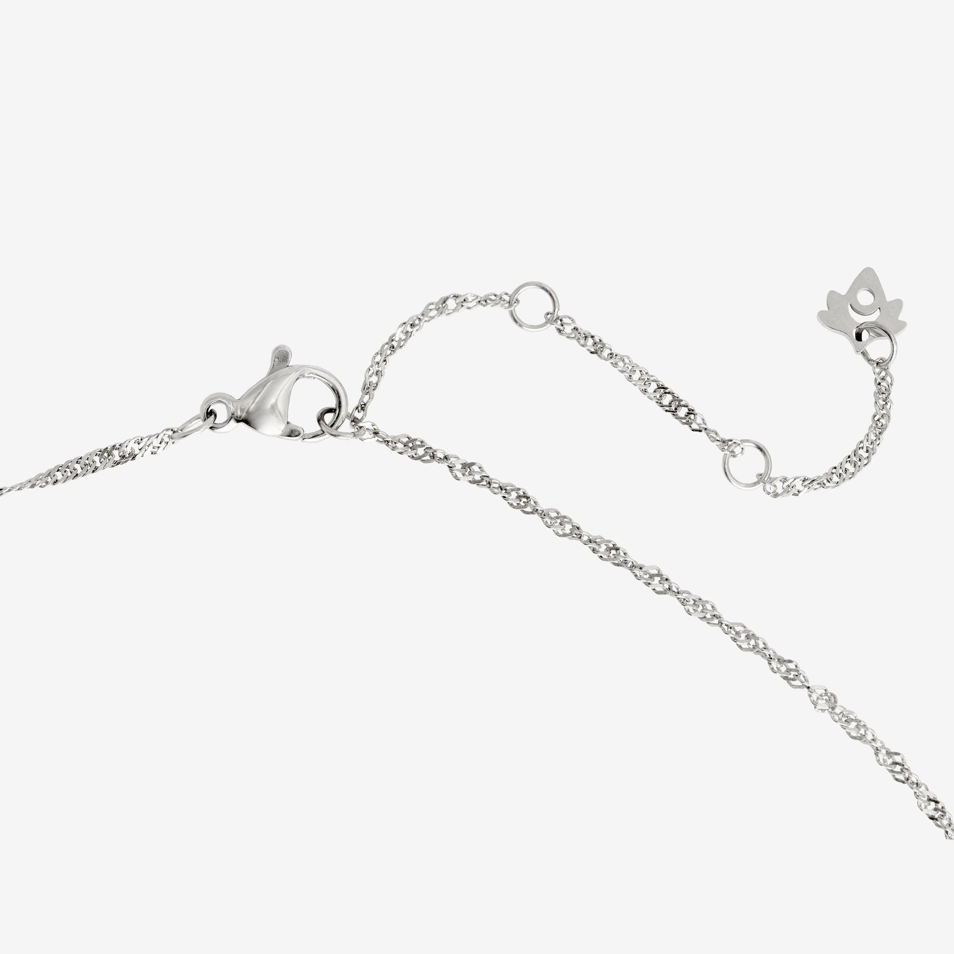 Flora Necklace Silber