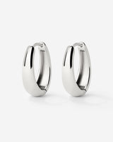 Seeker Hoops Small Silber
