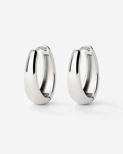 Seeker Hoops Small Silber