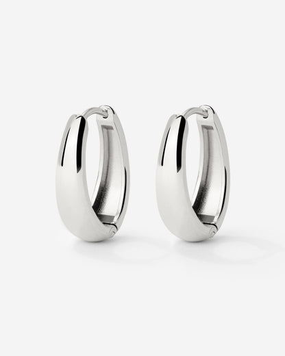 Seeker Hoops Small Silber