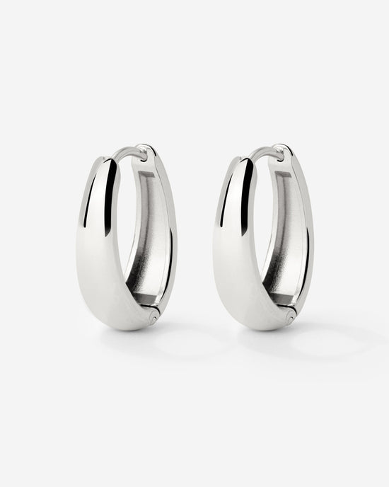 Seeker Hoops Small Silber