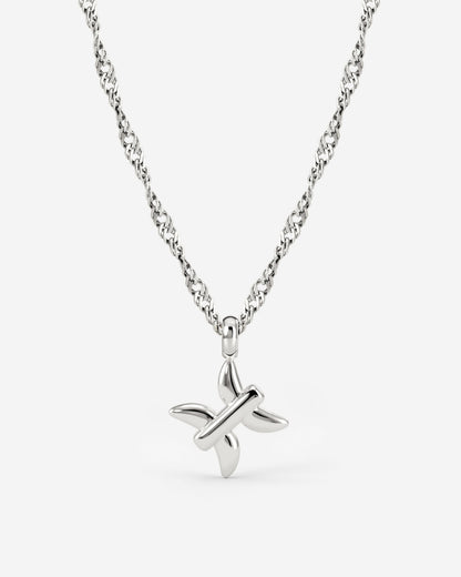 Pisces Bubble Necklace Silber