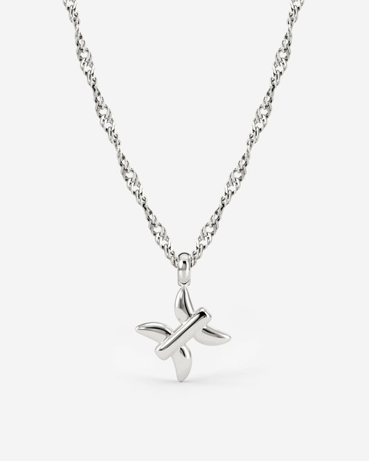 Pisces Bubble Necklace Silber