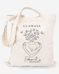 Jutetasche Embrace all that you are