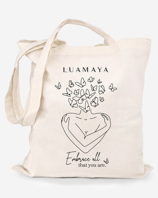 Jutetasche Embrace all that you are