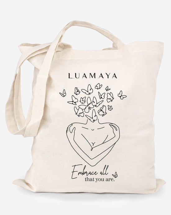 Jutetasche Embrace all that you are