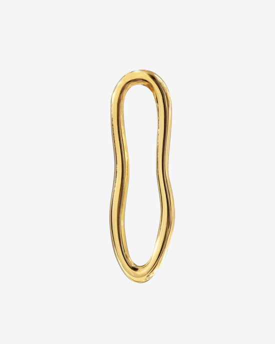 Blending Shapes Oval Hoop Set Baby Gold
