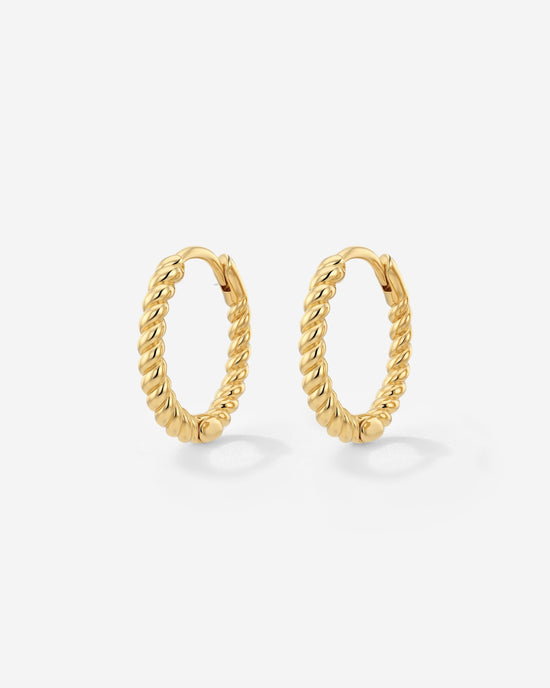 Twisted Hoops Small