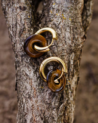 Chunky Earthen Hoop Set Medium