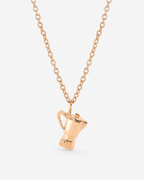 Coffee Lover Necklace Roségold