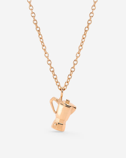Coffee Lover Necklace Roségold