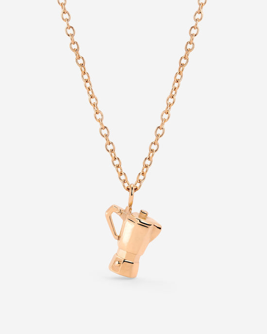 Coffee Lover Necklace Roségold
