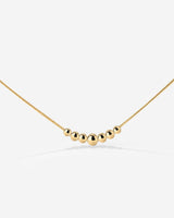 Curvy Beads Choker Gold