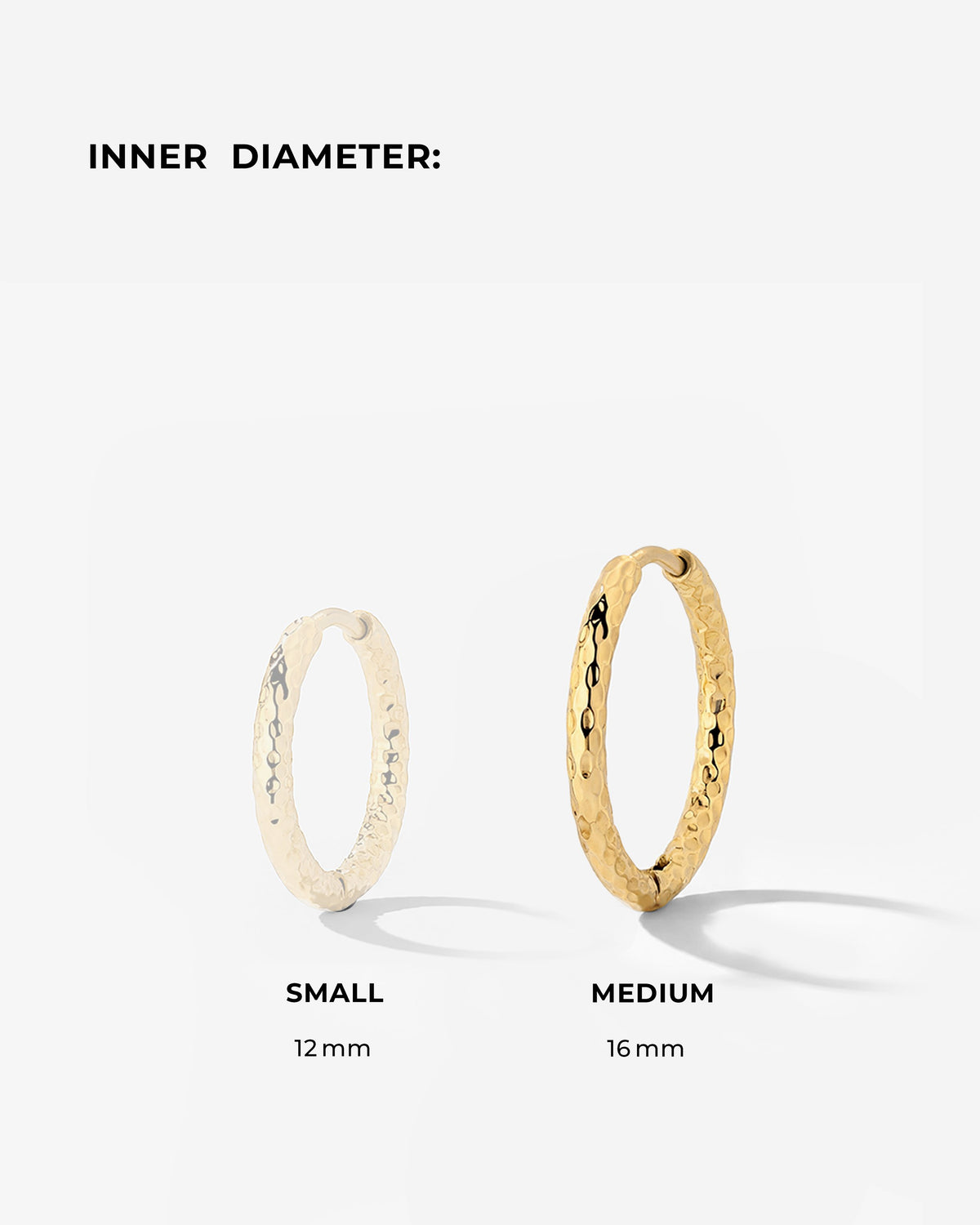 Prism Hoops Medium Roségold