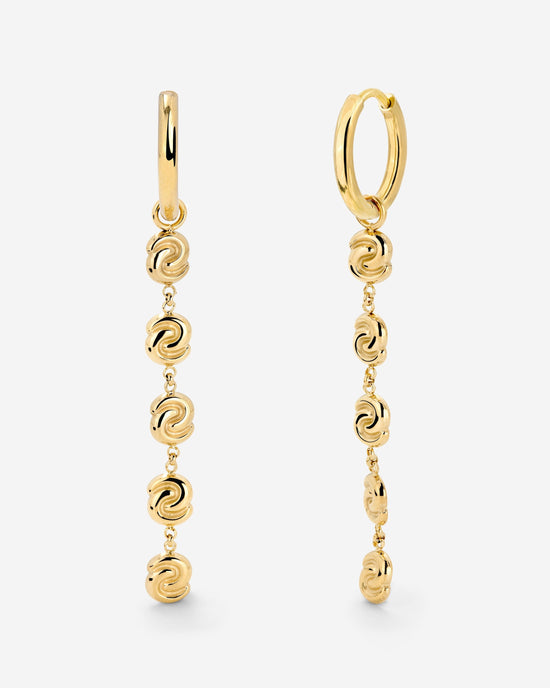 Tides of Time Hoop Set Small Gold