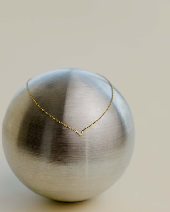 Tiny Letter Necklace