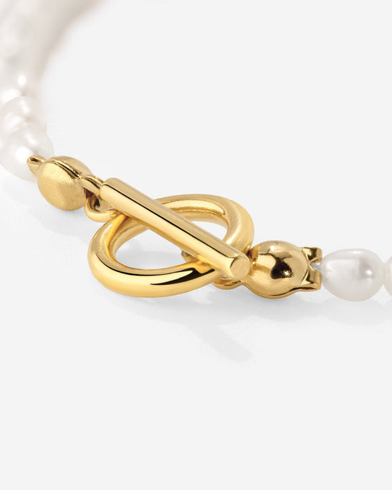 Lenis Loving Pearl Bracelet Gold