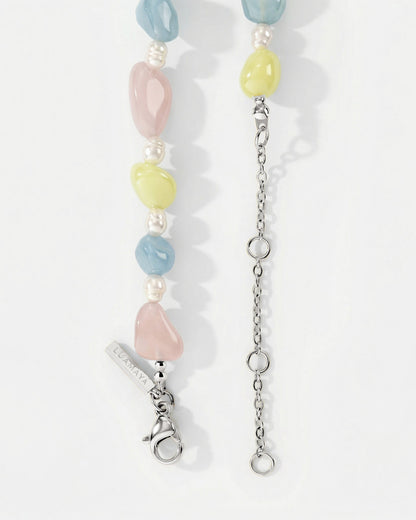 Cotton Candy Choker Silber