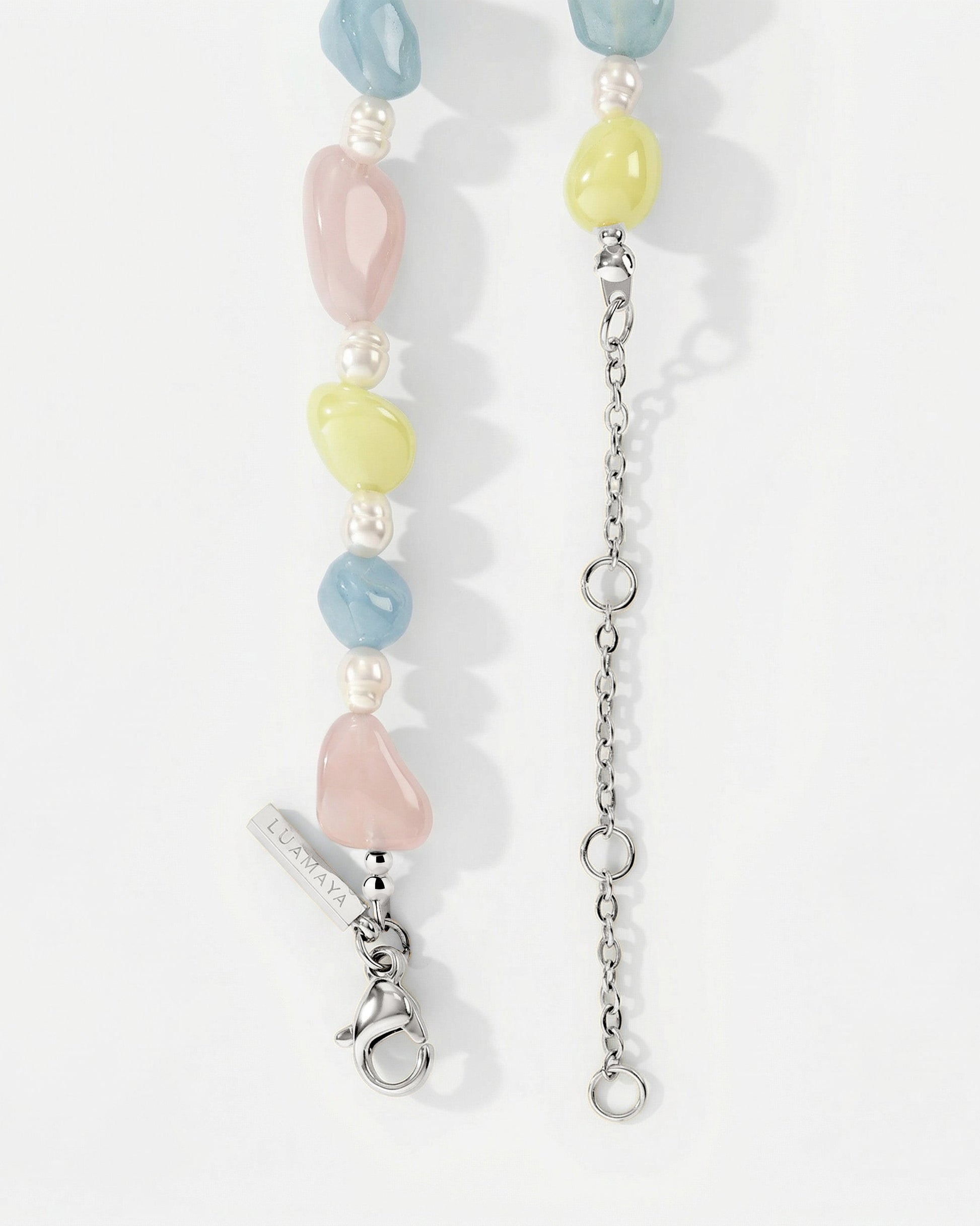 Cotton Candy Choker Silber