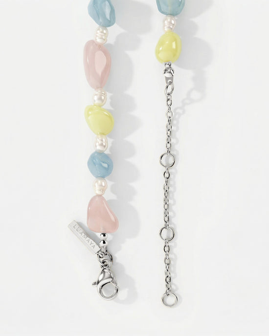 Cotton Candy Choker Silber