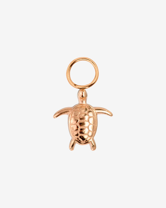 Sea Turtle Twisted Hoop Set Small Roségold