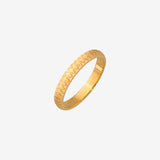 Cute Pattern Ring Gold