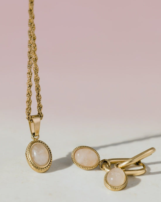Blush Quartz Bundle Silber