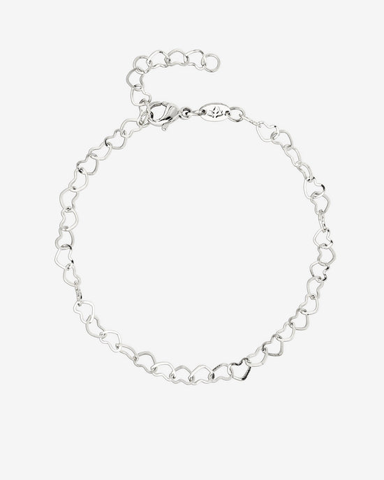 Heart after Heart Bracelet Silber