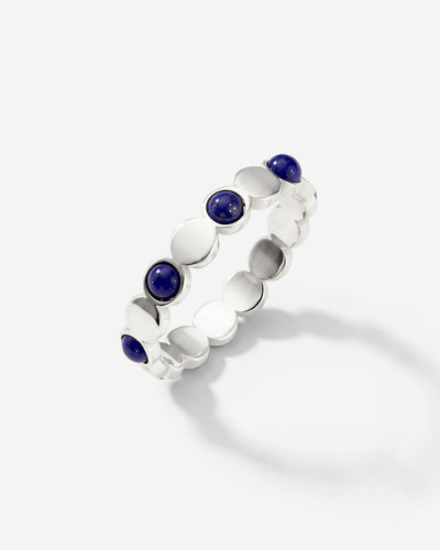 Blue Bay Ring Silber