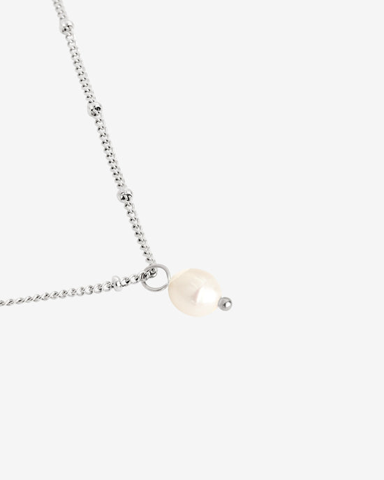 Baby Pearl Necklace Silber