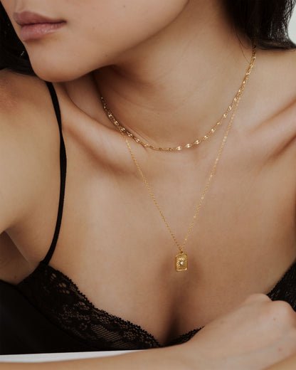 Sun Relic Necklace Gold