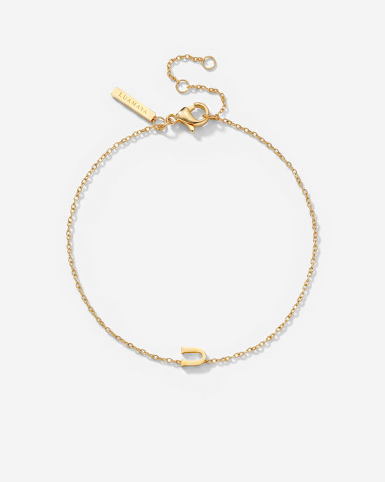 Tiny Letter Bracelet