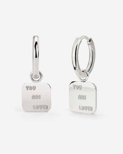 You are loved Hoop Set Small Silber