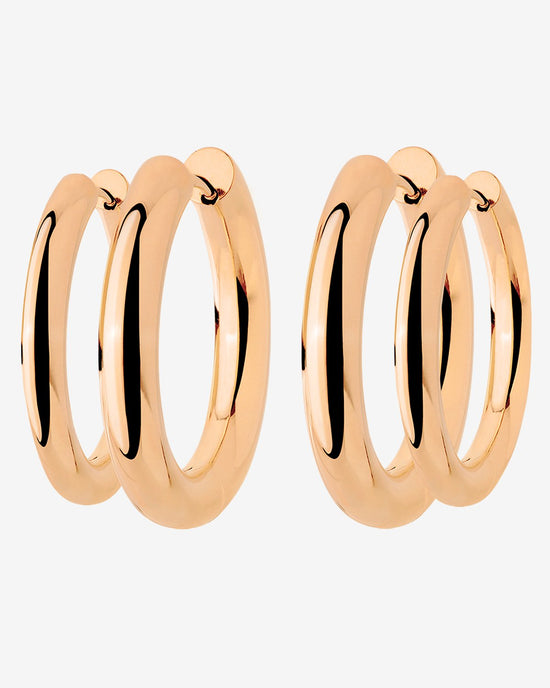 Chunky Lover Hoop Bundle Maxi Roségold