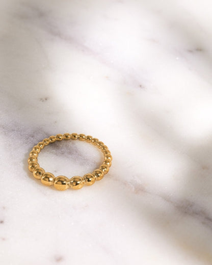 Beady Ring Gold