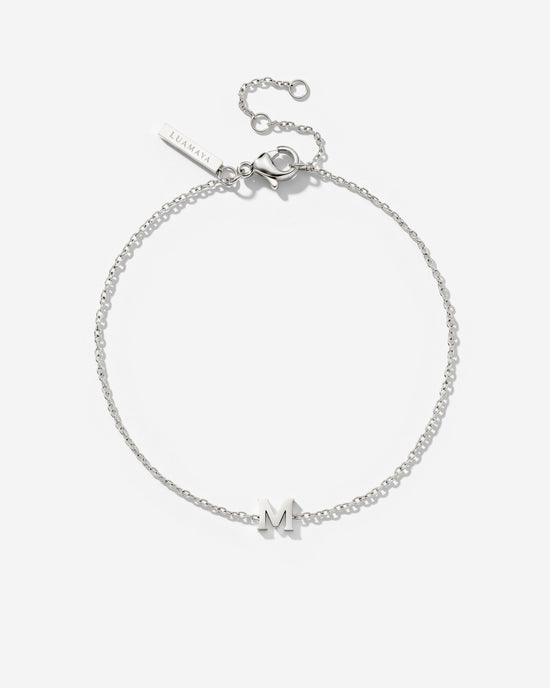 Tiny Letter Bracelet
