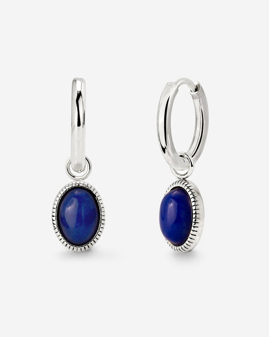 Deep Sea Hoop Set Small Silber
