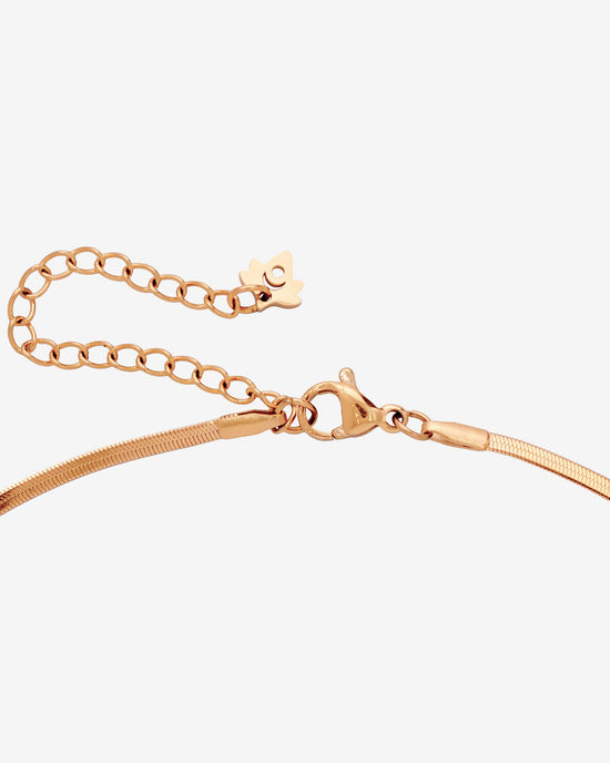 Sweet Bow Necklace Roségold