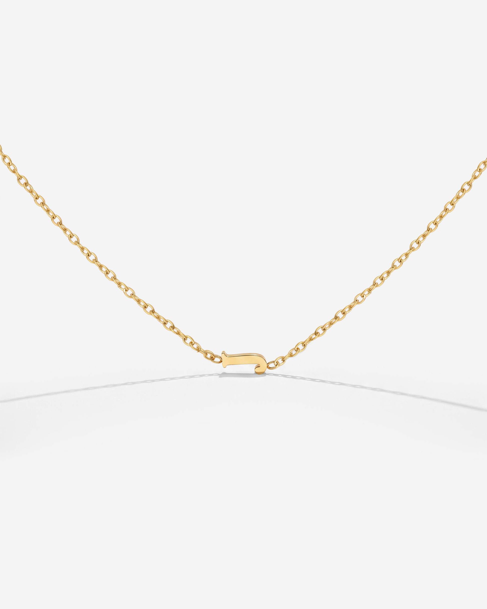 Tiny Letter Necklace