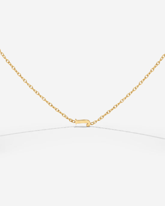 Tiny Letter Necklace