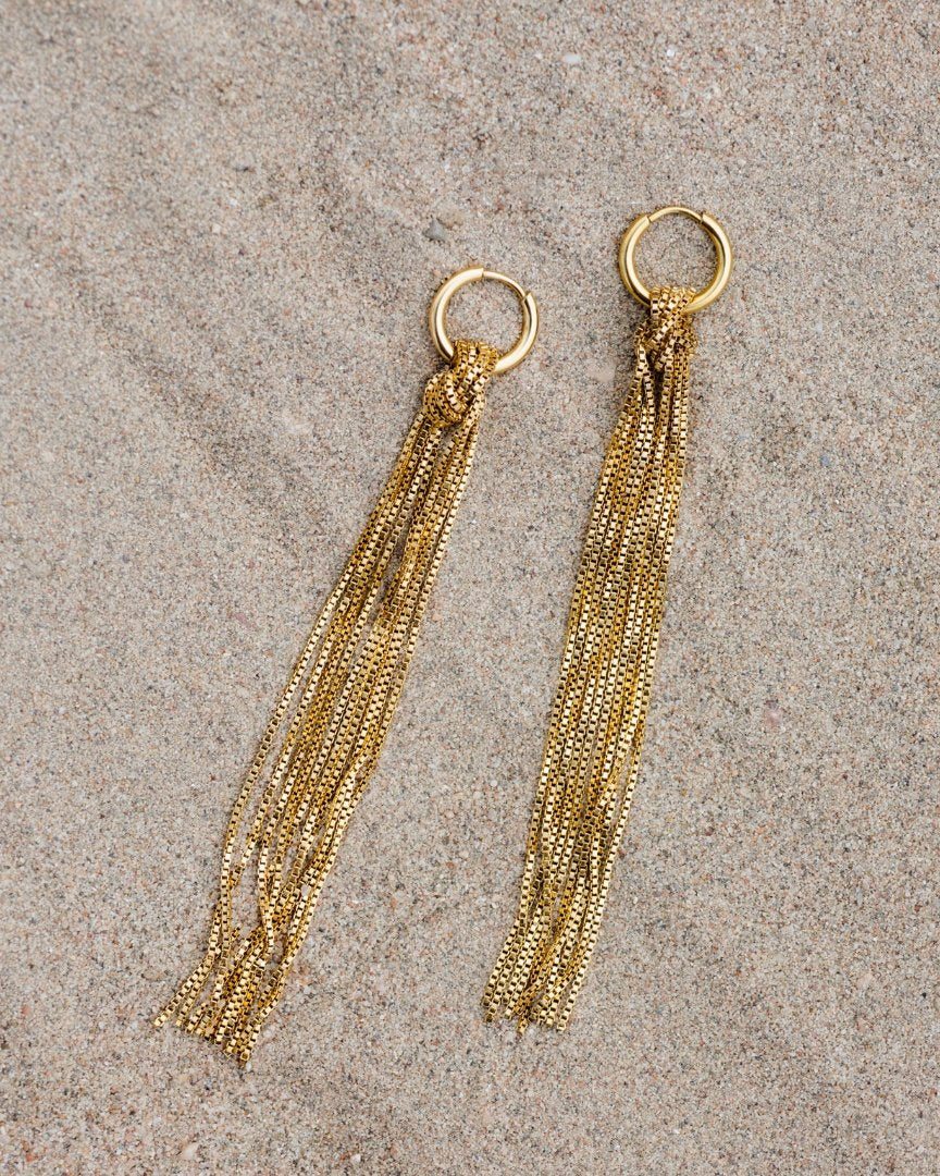 Sea Strands Hoop Set Small Oro Rosa