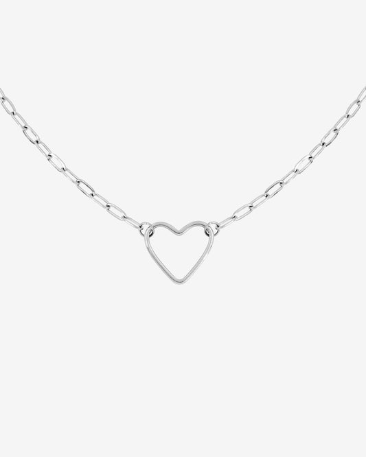Loving Heart Necklace Silber