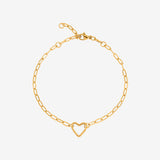 Loving Heart Bracelet Gold