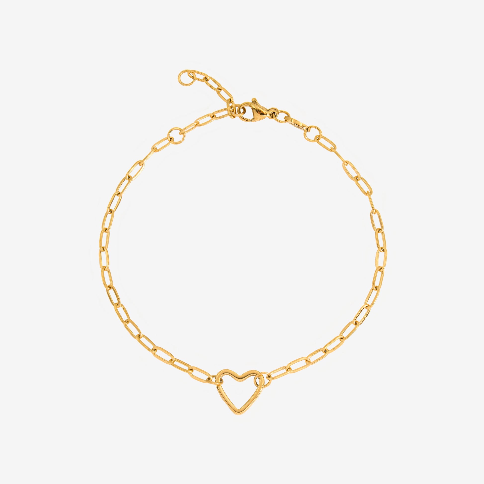 Loving Heart Bracelet Gold