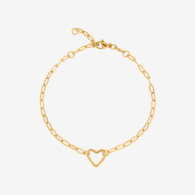 Loving Heart Bracelet Gold